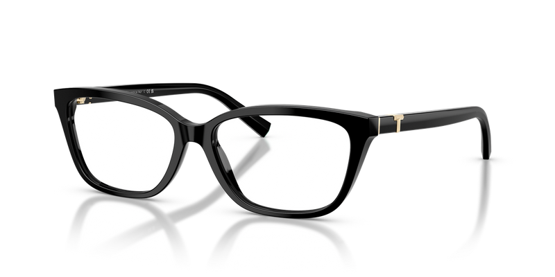 Tiffany TF2282F in Black / Demo Lens (8001) - Front View