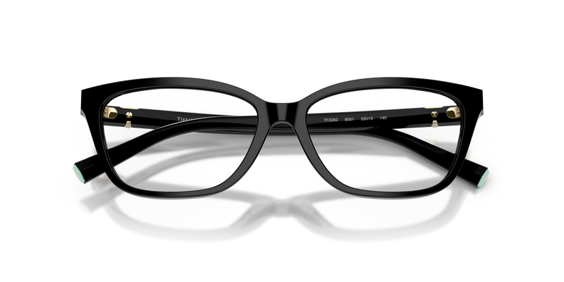 Tiffany TF2282 in Black / Demo Lens (8001) - Side View
