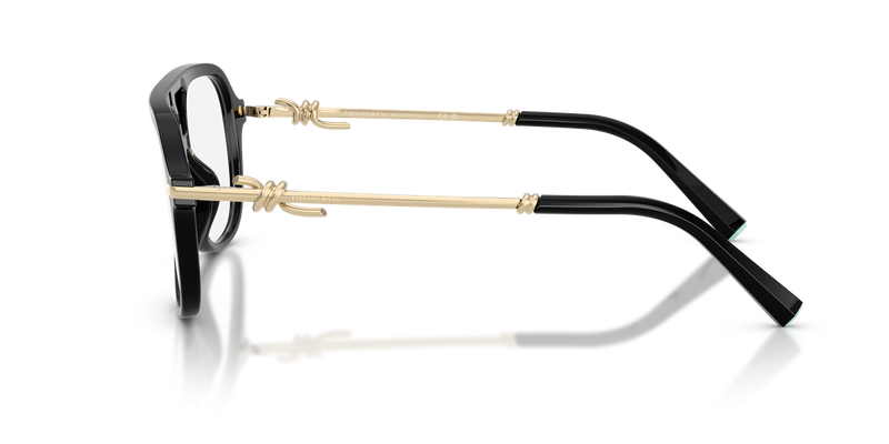 Tiffany TF2283 in Black / Demo Lens (8001) - Alternate View