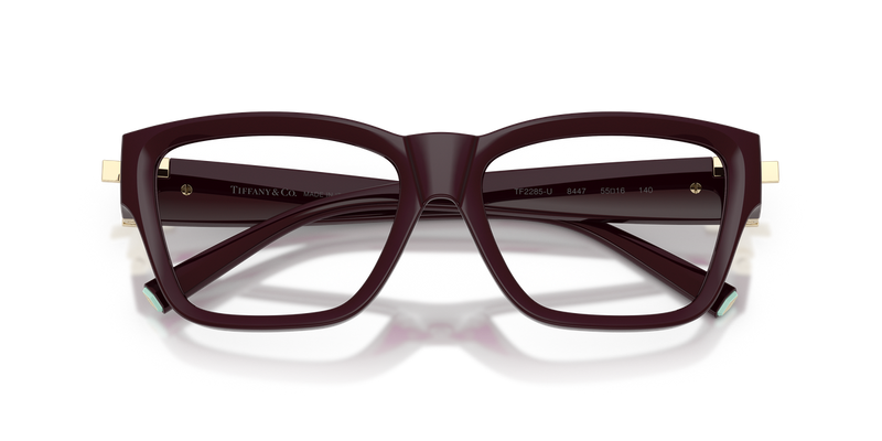 Tiffany TF2285U in Burgundy / Demo Lens (8447) - Alternate View