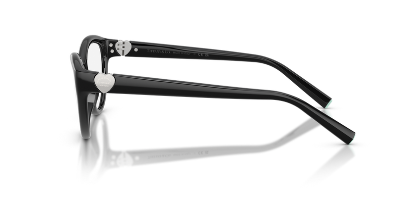 Tiffany TF2287U in Black / Demo Lens (8001) - Back View