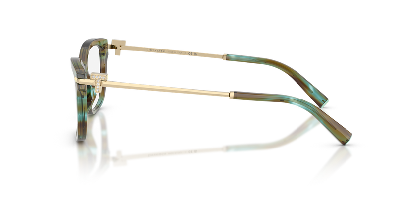 Tiffany TF2288BF in Ocean Turquoise / Demo Lens (8124) - Alternate View