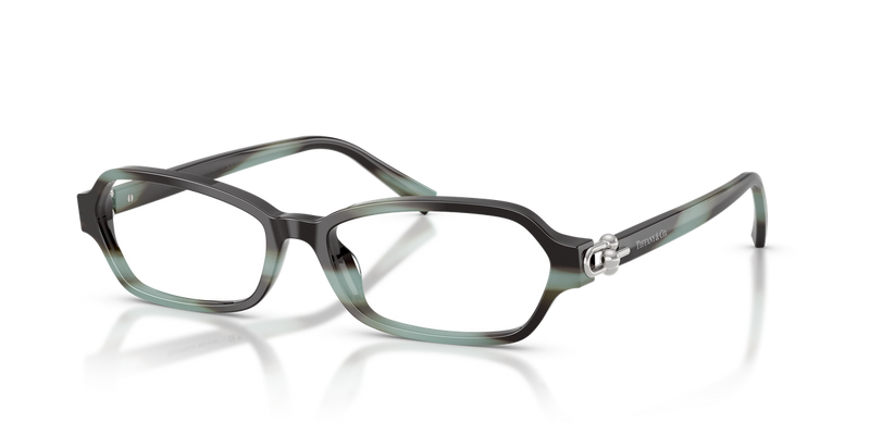 Tiffany TF2293U in Striped Black Tiffany / Demo Lens (8443) - Alternate View