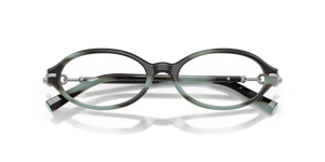 Striped Black Tiffany / Demo Lens (8443)