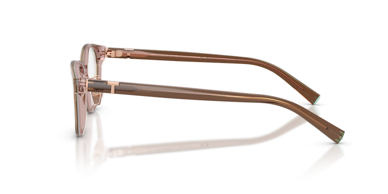 Tiffany TF2306D in Brown Transparent On Pink - Alternate View
