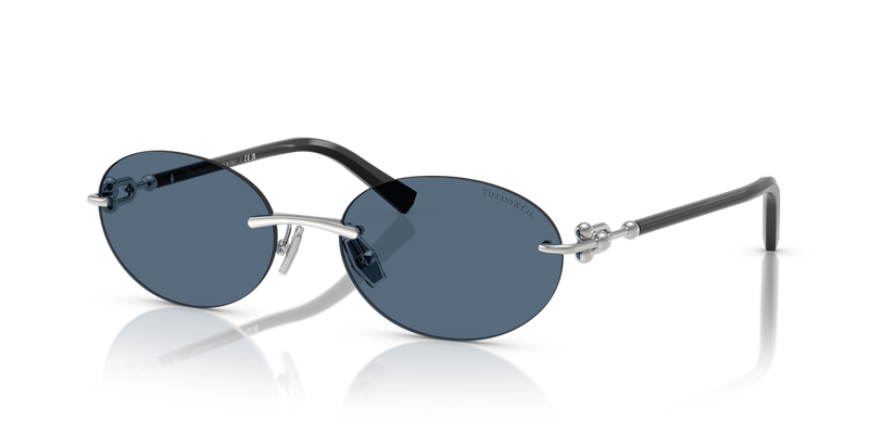 Tiffany TF3104D in Silver / Dark Blue (600180) - Alternate View