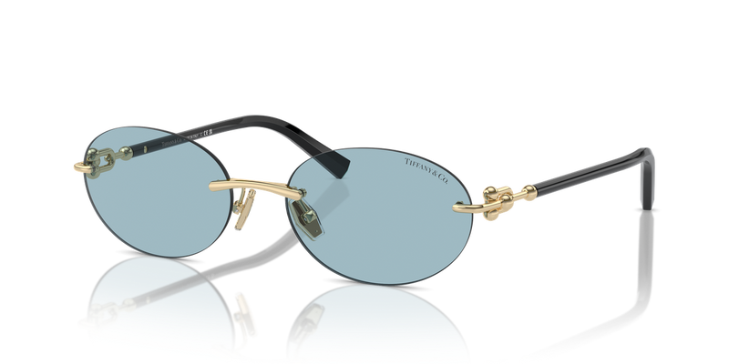 Tiffany TF3104D in Pale Gold / Blue (602180) - Alternate View