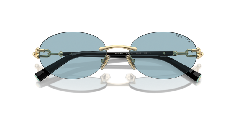Tiffany TF3104D in Pale Gold / Blue (602180) - Alternate View