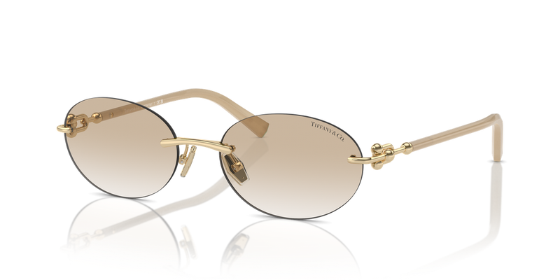 Tiffany TF3104D in Pale Gold / Grey Gradient (617811) - Alternate View