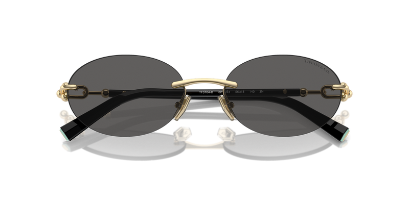 Tiffany TF3104D in Pale Gold / Dark Grey (6216S4) - Alternate View