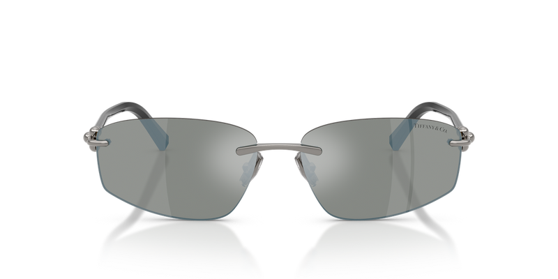 Tiffany TF3114 in Gunmetal / Grey Mirror Milky Blue (600325) - Alternate View