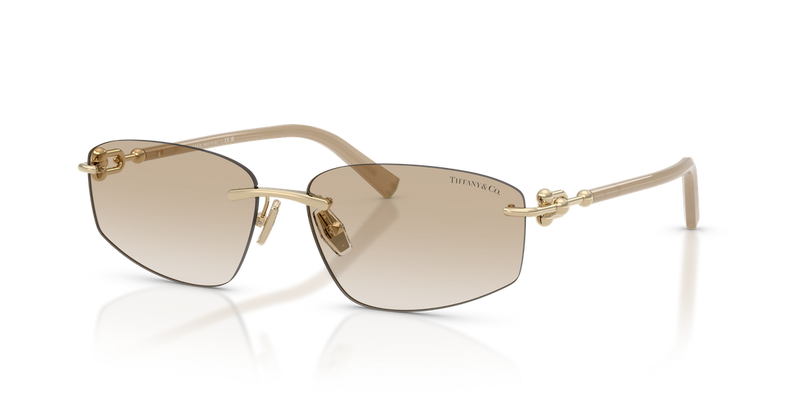 Tiffany TF3114 in Pale Gold / Neutral Gradient Light Grey (602111) - Alternate View