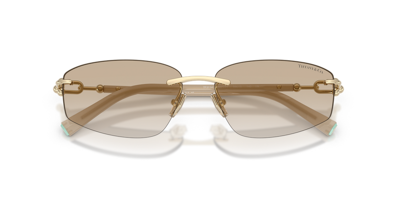 Tiffany TF3114 in Pale Gold / Neutral Gradient Light Grey (602111) - Alternate View