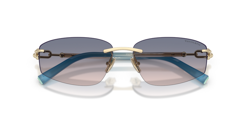 Tiffany TF3114 in Pale Gold / Light Brown Gradient Blue (619116) - Alternate View