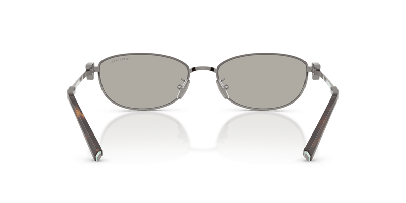 Tiffany & Co. TF3115 in Gunmetal / Light Grey Mirror Silver (60036G) - Front View