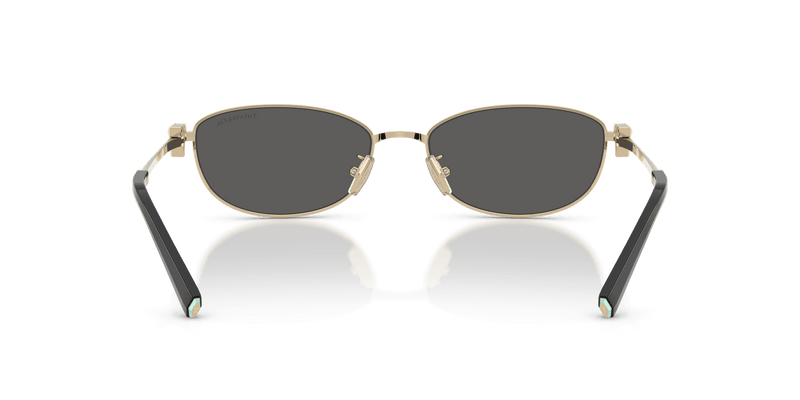 Tiffany & Co. TF3115 in Pale Gold / Dark Grey (6021S4) - Front View