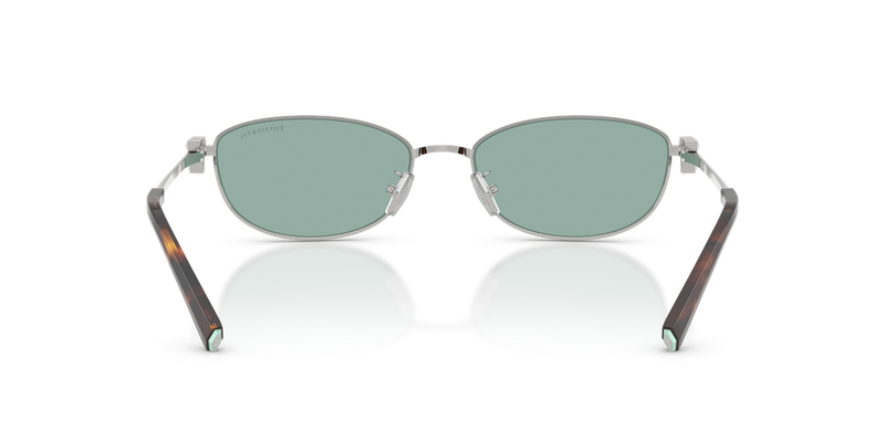 Tiffany TF3115 in Silver / Light Azure Mirror Silver (600165) - Temple Detail