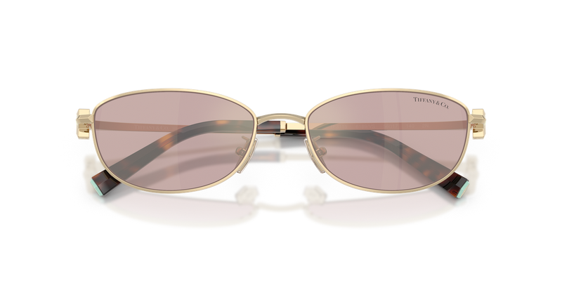 Tiffany TF3115 in Pale Gold / Light Violet Mirror Internal (6189VS) - Alternate View