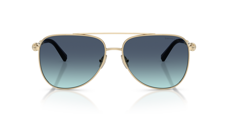Tiffany TF3116 in Pale Gold / Azure Gradient Blue (62029S) - Alternate View