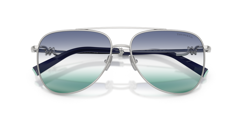 Tiffany TF3116 in Silver / Green Blue Gradient (62312A) - Alternate View