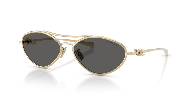 Tiffany TF3117 in Pale Gold / Dark Grey (6021S4) - Alternate View