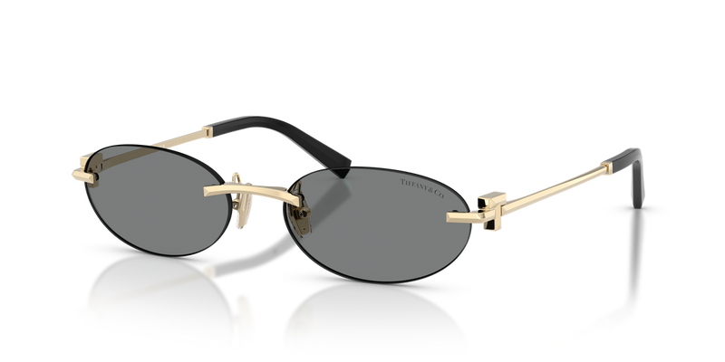 Tiffany TF3119D in Pale Gold / Dark Grey (602187) - Alternate View