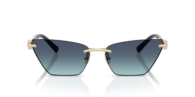 Tiffany TF3120 in Pale Gold / Azure Gradient Blue (60219S) - Alternate View