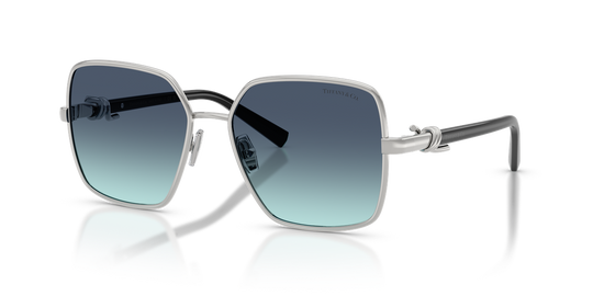 Tiffany TF3122 - Silver / Azure Gradient Blue (60019S)