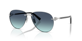 Silver / Azure Gradient Blue (60019S)