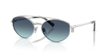 Silver / Azure Gradient Blue (60019S)