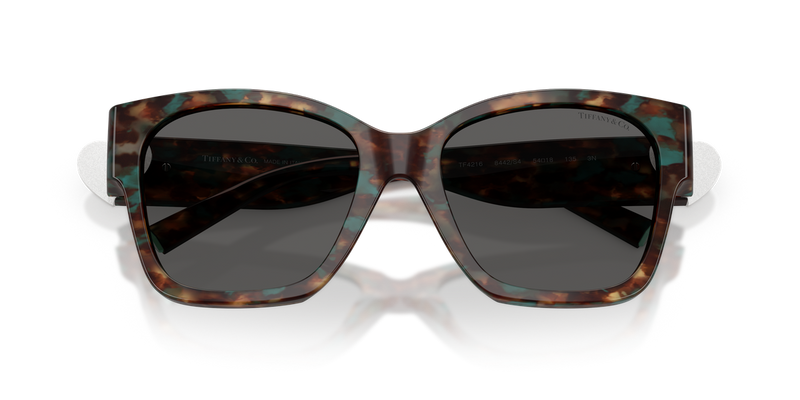 Tiffany TF4216 in Brown Tiffany Havana / Dark Grey (8442S4) - Side View