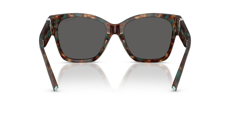 Tiffany TF4216 in Brown Tiffany Havana / Dark Grey (8442S4) - Temple Detail
