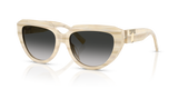 Striped Ivory / Grey Gradient (84313C)