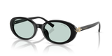 Black / Light Azure (8001D9)