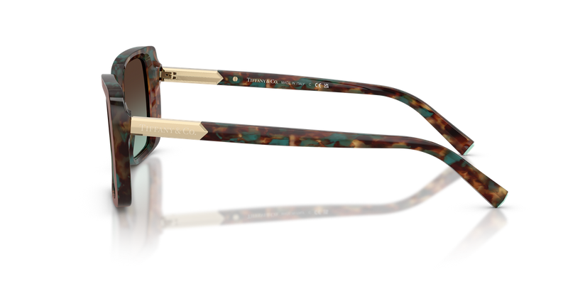 Tiffany TF4249F in Brown Tiffany Havana / Azure Gradient Brown (84425D) - Alternate View
