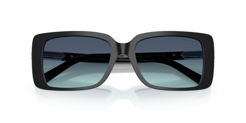 Tiffany TF4249 in Black On Tiffany Blue / Azure Gradient Blue (80559S) - Alternate View