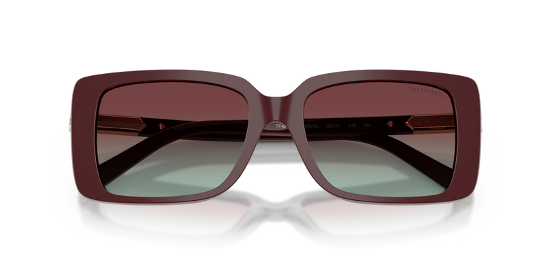 Tiffany TF4249 in Burgundy / Azure/Burgundy (8389V5) - Alternate View