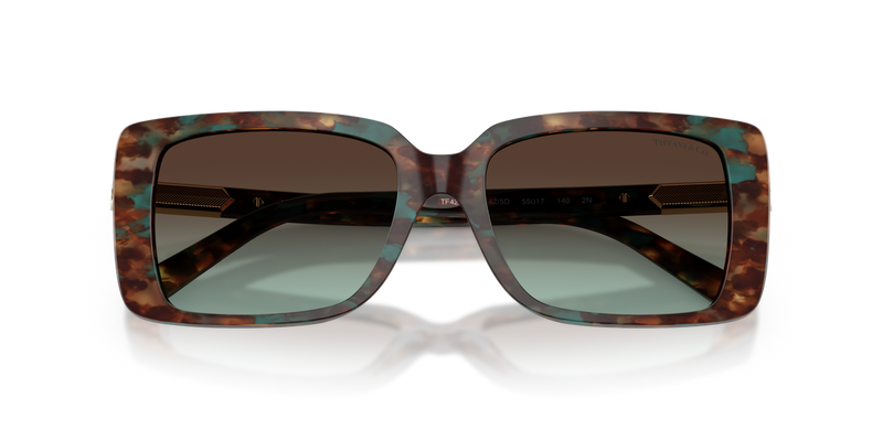 Tiffany TF4249 in Brown Tiffany Havana / Azure Gradient Brown (84425D) - Alternate View