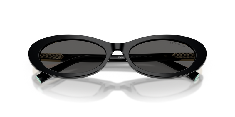 Tiffany TF4250 in Black / Dark Grey (8001S4) - Side View