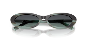 Striped Black Tiffany / Azure/Dark Grey (84432G)