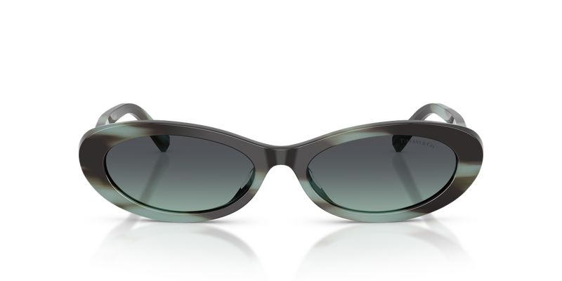 Tiffany TF4250 in Striped Black Tiffany / Azure/Dark Grey (84432G) - Alternate View