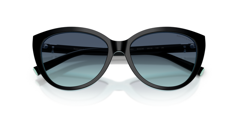 Tiffany TF4251 in Black On Tiffany Blue / Azure Gradient Blue (80559S) - Alternate View