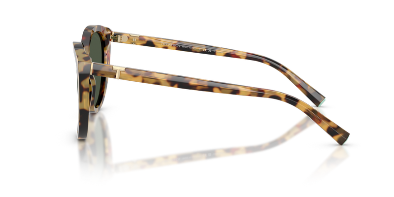 Tiffany TF4251 in Blonde Havana / Polarized Green (80649A) - Alternate View