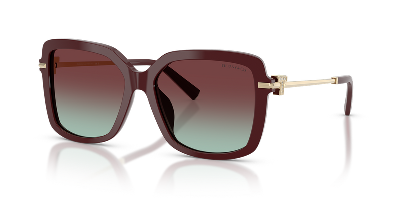 Tiffany TF4252B in Burgundy / Azure/Burgundy (8389V5) - Alternate View