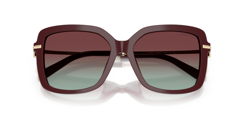 Tiffany TF4252B in Burgundy / Azure/Burgundy (8389V5) - Alternate View