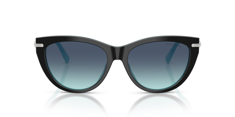 Tiffany TF4253F in Black On Tiffany Blue / Azure Gradient Blue (80559S) - Alternate View