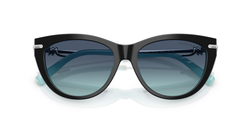 Tiffany TF4253 in Black On Tiffany Blue / Azure Gradient Blue (80559S) - Alternate View