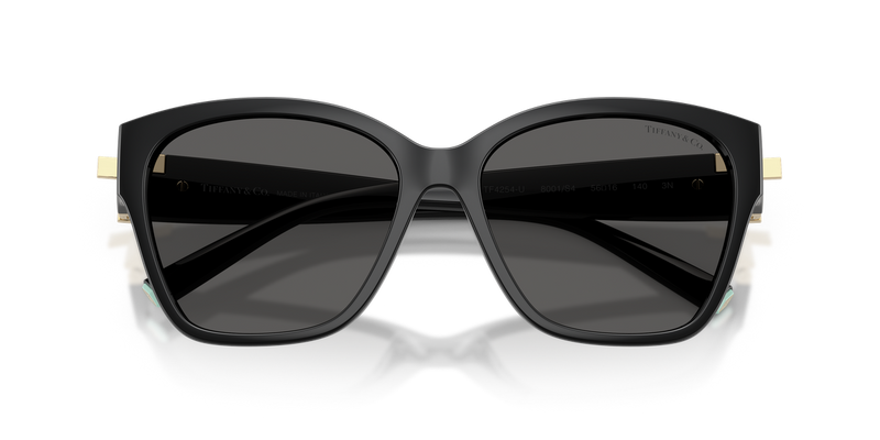 Tiffany TF4254U in Black / Dark Grey (8001S4) - Side View