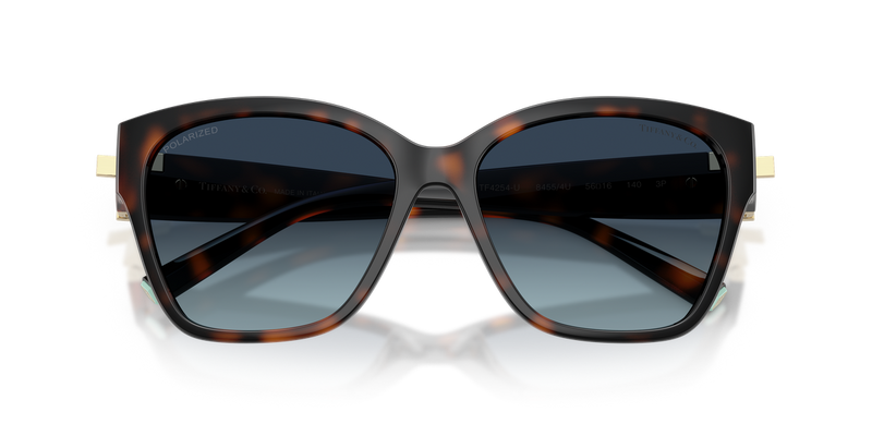 Tiffany TF4254U in Havana / Azure Gradient Blue Polarized (84554U) - Alternate View