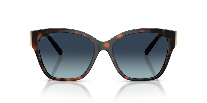 Tiffany TF4254U in Havana / Azure Gradient Blue Polarized (84554U) - Alternate View